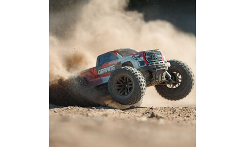Arrma Granite V4 4X4 223S 1/10 Brushless Monster Truck - Red ARA4302V4T2 Action