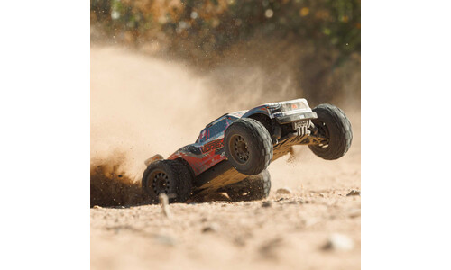 Arrma Vorteks 223S 4X4 BLX Stadium Truck - Red ARA4305V4T1 Action