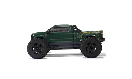 Arrma Big Rock 223S DSC 4X4 RC Monster Truck, Green ARA4312V4T2 Side