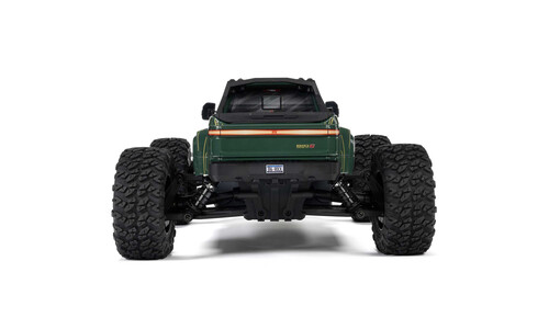 Arrma Big Rock 223S DSC 4X4 RC Monster Truck, Green ARA4312V4T2 Rear