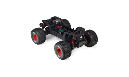 Arrma 1/8 Quake 4S model ARA4437T1 offering high-clearance suspension, tough drivetrain and monster truck versatility