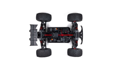 Outcast EXB 8S – RC basher with CNC aluminum chassis and impact-absorbing front bumper