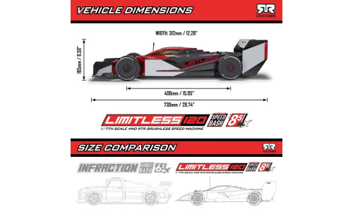 Arrma ARA7816T1 – RC car with Firma 160A ESC, 1450Kv motor, and DX3 transmitter