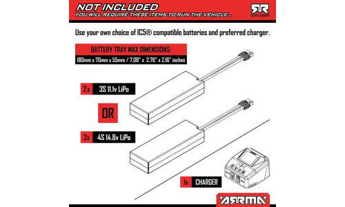 Arrma 1/7 LIMITLESS – ready-to-run street speed machine with 120+ mph capability
