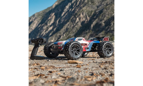 Kraton 4X4 V6 – extreme bash truck with EXB skid plates, side guards, and quick-release body system