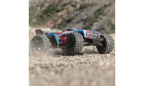 Arrma 6S truck – waterproof electronics, Spektrum SLT3 radio, and throttle limiting for controlled speed