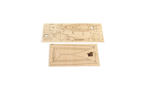 Artesania 17002# Pen Duick 1/56 wooden build kit delivering museum‑grade presentation and iconic yacht styling