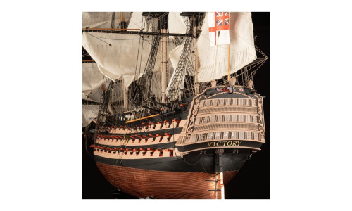 Artesania 22900# HMS Victory 1/84 scale model showcasing historic Royal Navy design and fine wood craftsmanship