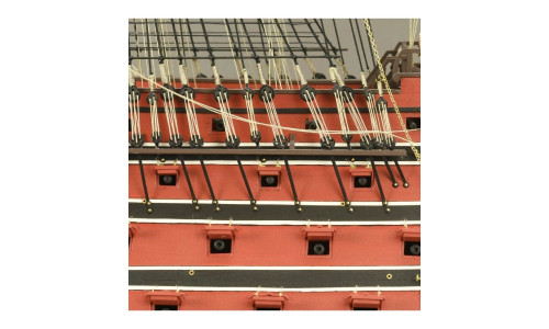 Artesania 22901# Santísima Trinidad 1/84 scale model showcasing historical Spanish warship design and fine wood craftsmanship