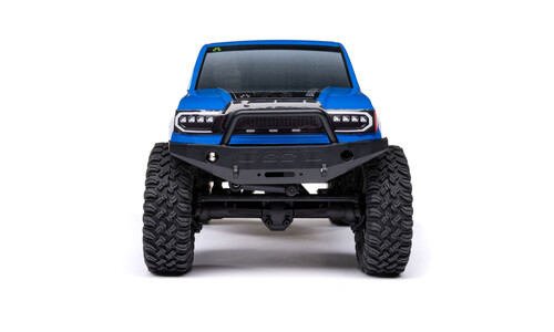 Axial SCX24 Base Camp 1/24 Rock Crawler 4WD - Blue AXI-1219T2 Front