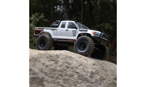 Axial SCX10 III Base Camp V2 White AXI-1375T1 Action