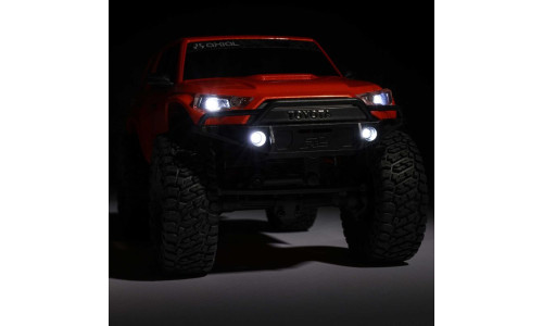 SCX24 4Runner – scale RC truck with rechargeable LiPo battery and USB-C charger