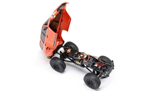 Axial SCX24 Toyota 4Runner – 1/24 scale orange micro crawler