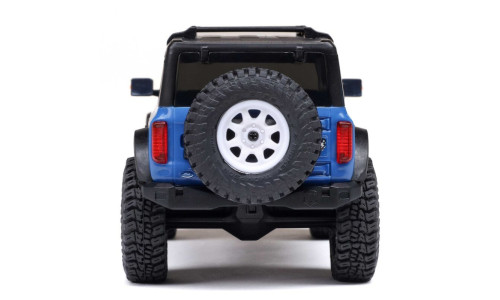 Axial SCX30 Ford Bronco 1/30 4X4 RTR Blue – scale realism with forward weight bias for climbing stability