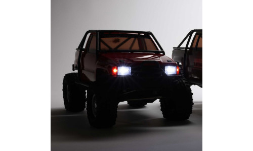 Axial AXI-2062T2 SCX10 III 1/10 RTR rock crawler showcasing 1987 Toyota SR5 scale details and durable brushed drivetrain