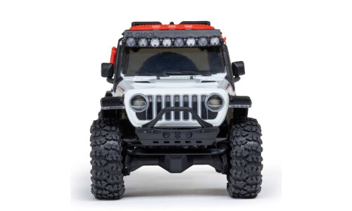Axial AXI-2261T2 SCX30 Jeep Wrangler JLU 1/30 scale 4X4 brushed crawler featuring accurate proportions and rugged trim