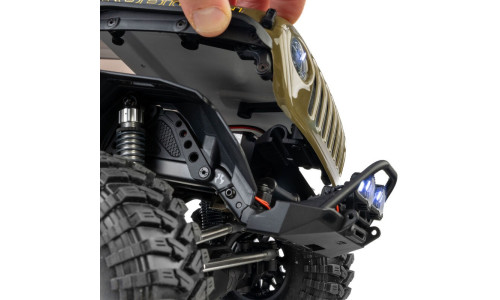 Axial SCX10 III Jeep Gladiator Green model AXI-2443T2# delivering authentic scale appearance and dependable crawling