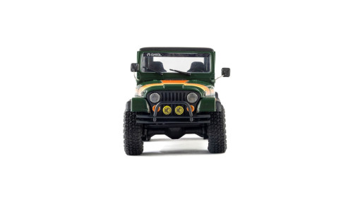 Axial 1/30 SCX30 Jeep CJ-7 Renegade AXI-3273T2 featuring detailed scale bodywork and compact crawler performance