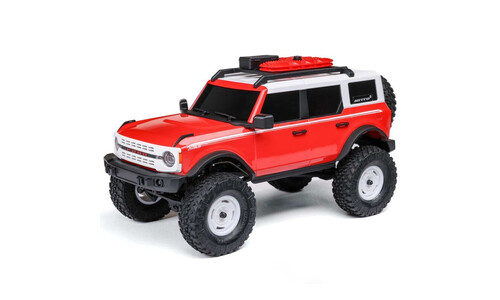 Axial AXI00006V2T6 1/24 SCX24 Ford Bronco Heritage Edition 4X4 RTR - Red RC Rock Crawler