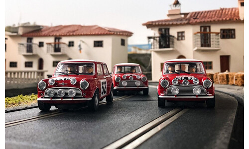 Scalextric 1965 Monte Carlo Rally Mini - Triple Car Pack C4488A