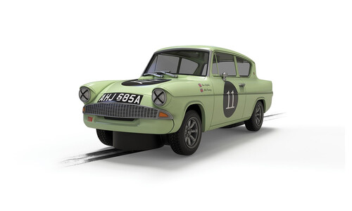 Scalextric Ford Anglia 105e - Theo Paphitis C4617 Front-Left
