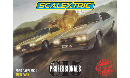 The Professionals Ford Capri Mk III Scalextric C4642 Limited Edition Twin Pack