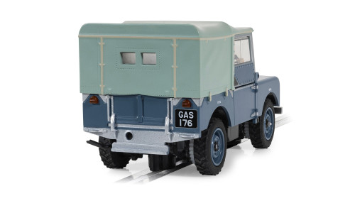 Scalextric 1/32 C4661 Land Rover Series 1 RAF model with rugged exterior, authentic markings and classic off‑road proportions