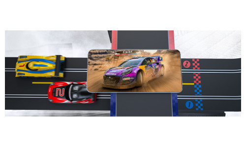Scalextric C8337 Overhead Gantry for Hot Laps app with automatic lap counting and checkpoint challenge support