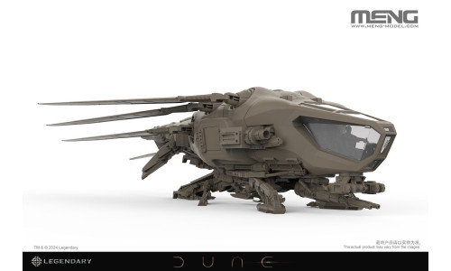 Meng 1/72 Harkonnen Ornithopter model kit featuring fine surface detailing, articulated wing elements and accurate Dune proportions
