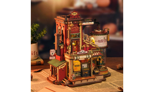 Robotime EAB01 – DIY Music Box Featuring Gift-Wrapping Process and Whimsical Christmas Theme