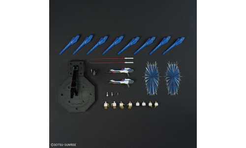 Bandai MGEX Strike Freedom Gundam 1/100 kit (5063368) offering display-ready finish potential and precision engineering
