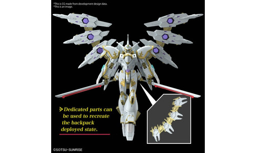 HG 1/144 Black Knight Squad Cal-re.A Bandai 5067414 Plastic Model