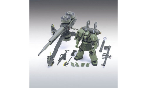 Bandai 5068501 Zaku II + Big Gun Set HG 1/144 Collectible