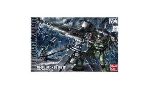 Bandai 5068501 HG 1/144 Zaku II + Big Gun Set Gundam Thunderbolt Model Kit