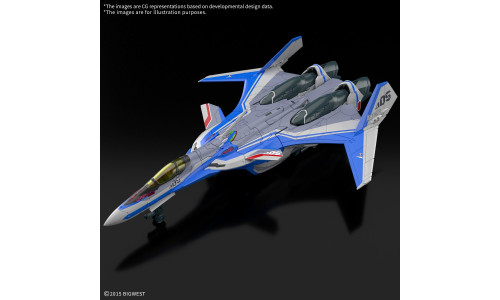 VF-31J Siegfried – Bandai HG 1/100 scale kit with articulated joints and fold-out wings