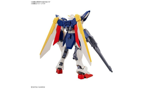 Bandai Entry Grade Wing Gundam – 1/144 scale model kit with buster rifle and shield