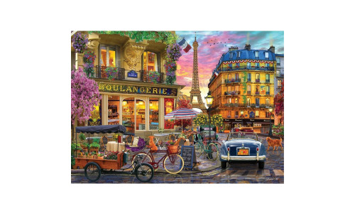 Holdson Boulangerie Paris puzzle – 1000 pieces featuring a charming Parisian bakery scene