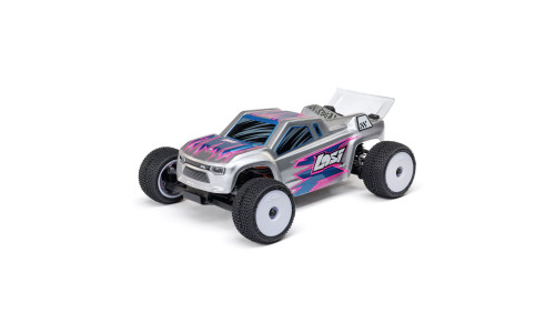 Losi 1/28 Micro-T 2S 2WD RTR Stadium Truck - Silver Ready-to-Run RC Car