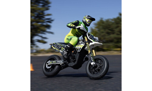 Losi 1/4 Promoto-SM FXR Supermoto Motorcycle RTR - White Tarmac-Ready RC Bike
