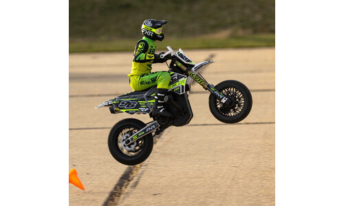 Promoto-SM FXR Supermoto Motorcycle Losi 1/4 Scale White Durable On-Road Racer