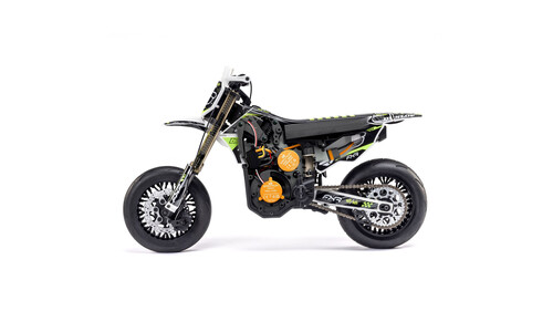 Losi 1/4 Promoto-SM FXR Supermoto Motorcycle RTR - White Ready-to-Run RC Bike