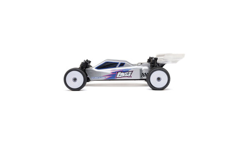 Losi 1/24 Micro-B 2WD Buggy RTR - Silver High-Speed RC Buggy