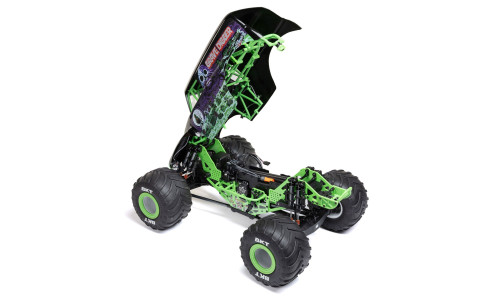 Losi LMT 2.0 1/8 Brushless Monster Truck RTR Green – officially licensed Monster Jam Grave Digger body