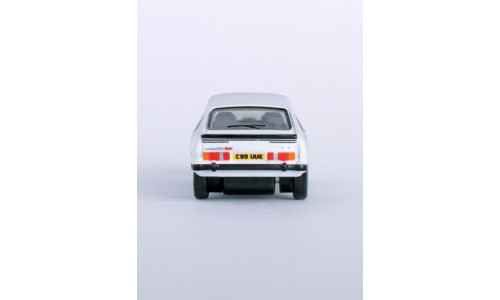 Ford Capri Mk3 Diamond White Diecast Car - Oxford NCAP003 1/148 Scale Replica