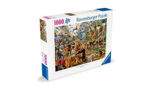 Ravensburger Chaos in the Gallery Puzzle 1000 pieces (RB00570-4) with vibrant, humorous gallery artwork