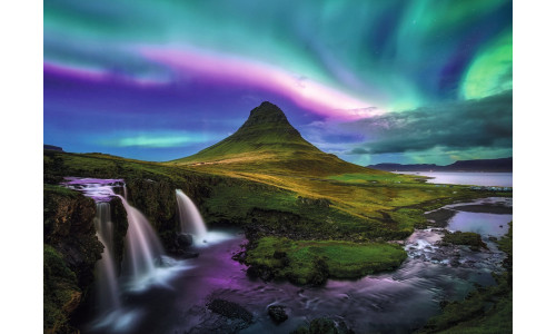 Ravensburger RB01744-8 WJPC'25: Aurora Over Kirkjufell 1000 Pieces