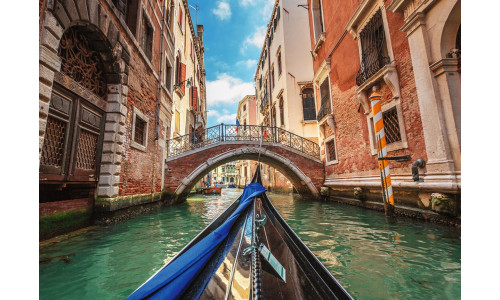 Ravensburger RB01911-4 The Canals of Venice 1000 piece puzzle featuring detailed Venetian waterways and architecture