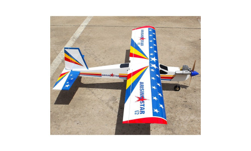 Seagull Arising Star V2 .46 SEA-03N# showcasing bright colour scheme, forgiving flight characteristics and clean wing design