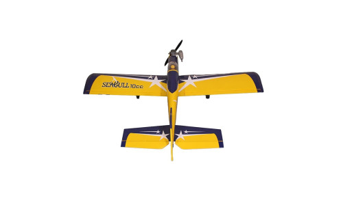 Seagull Low Wing Sport V2 10cc SEA-10N# showcasing bright colour scheme, stable flight characteristics and clean wing design