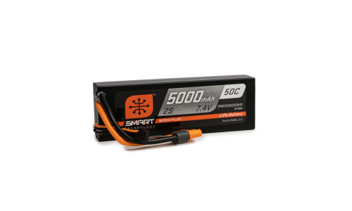 Spektrum SPMX-1031 Smart Powerstage Surface Bundle with 5000mAh 2S 50C LiPo Battery (IC3) and 100W S100 Smart Charger